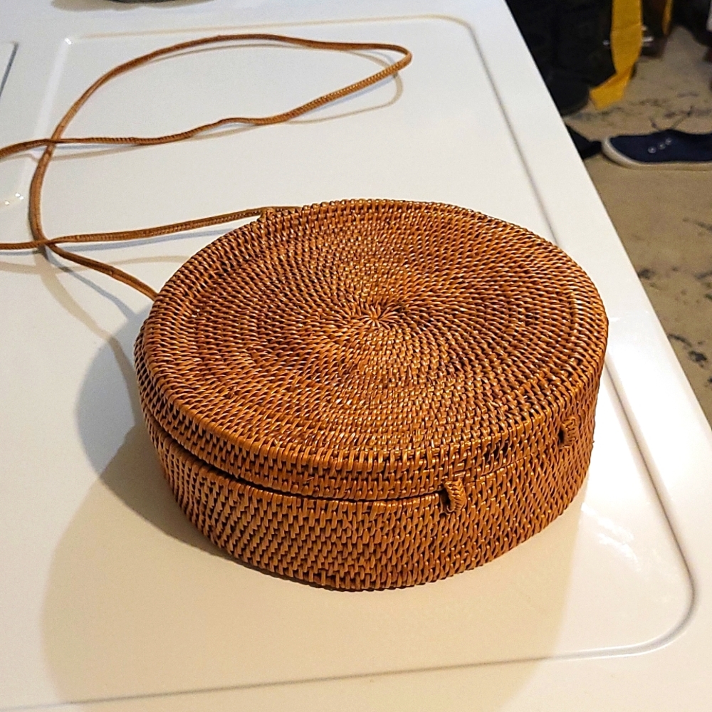 Woven Basket Purse